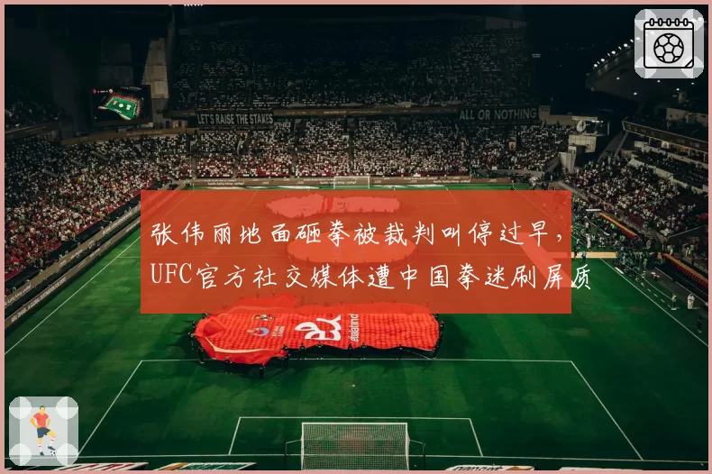 张伟丽地面砸拳被裁判叫停过早,UFC官方社交媒体遭中国拳迷刷屏质问?